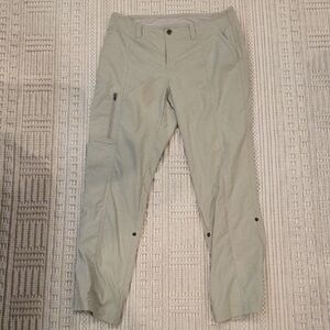 Royal Robbins Med. Women's Khaki Convertible Pants Quick Drying And Easily Pack